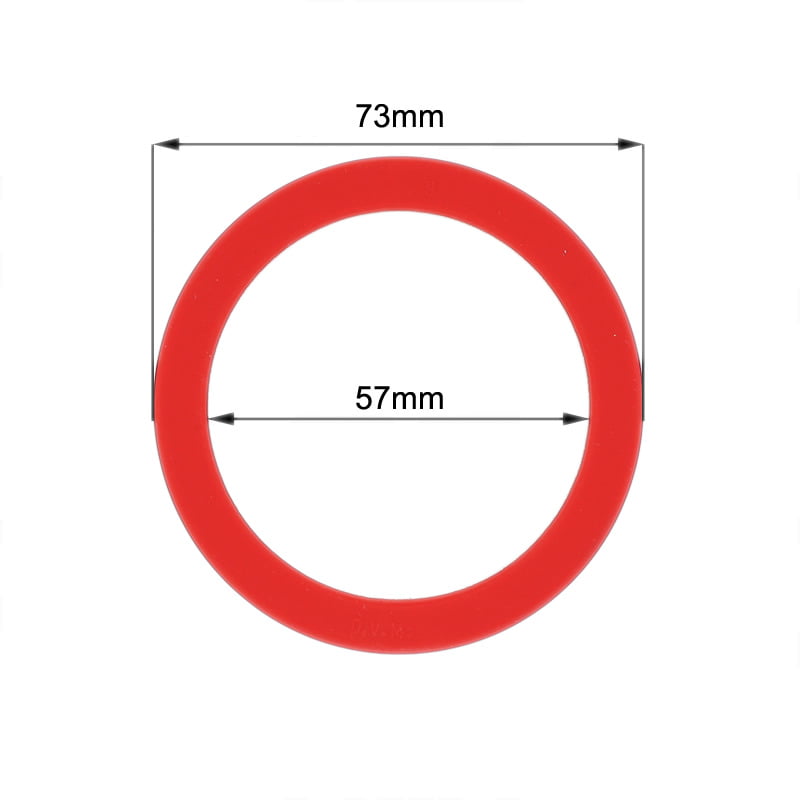 Gasket Group Head Red Silicone 73mm x 57mm x 9mm Faema
